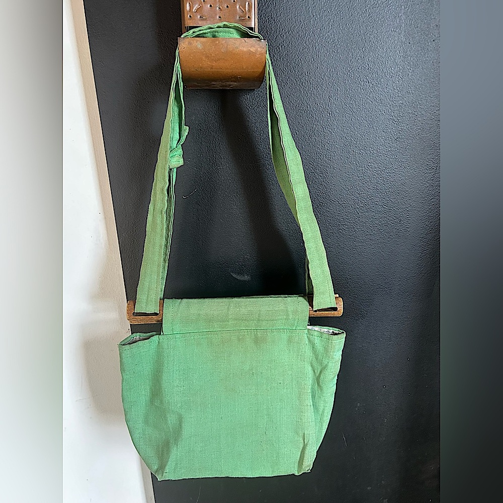 Vintage Linen Cotton Hand Shoulder Bag